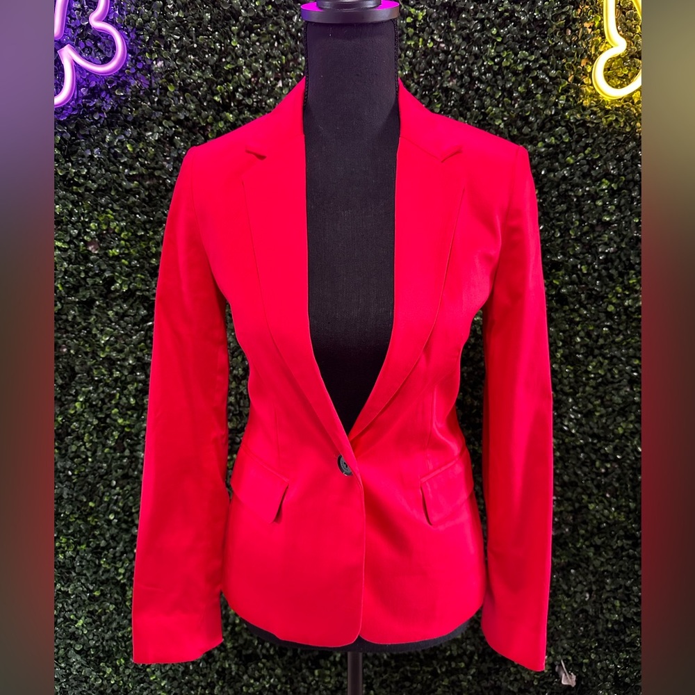 Express Red Blazer/ Suit Jacket